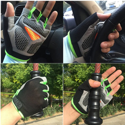 Vridezone Breathable Half-Finger E-Bike Cycling Gloves