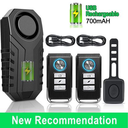 Vridezone 113 dB Wireless E-Bike Anti-Theft Alarm