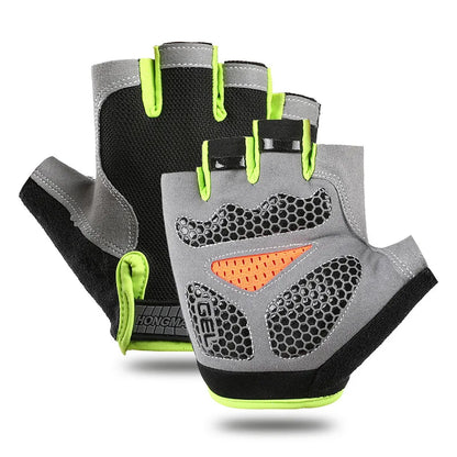 Vridezone Breathable Half-Finger E-Bike Cycling Gloves