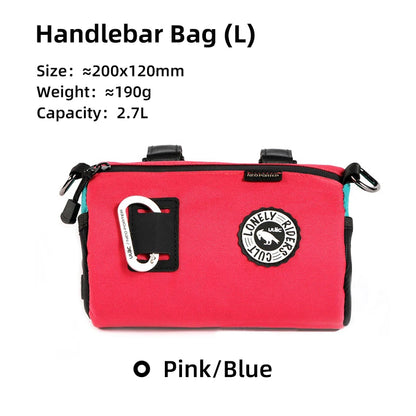 Vridezone Water-Resistant E-Bike Handlebar Bag – 1.1L to 2.7L