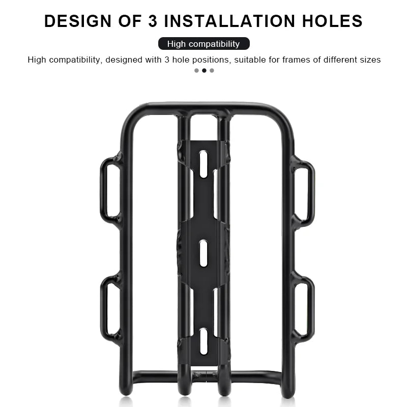 Bicycle Front Fork Shelf Bike Front Rack Carrier Pannier Aluminum Alloy Outdoor Cycling Racks Load Bearing Luggage Shelf Bracket