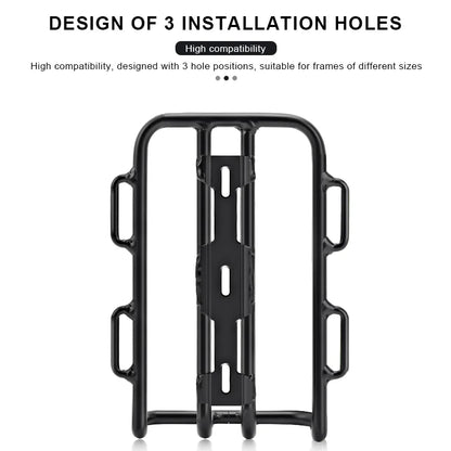 Bicycle Front Fork Shelf Bike Front Rack Carrier Pannier Aluminum Alloy Outdoor Cycling Racks Load Bearing Luggage Shelf Bracket
