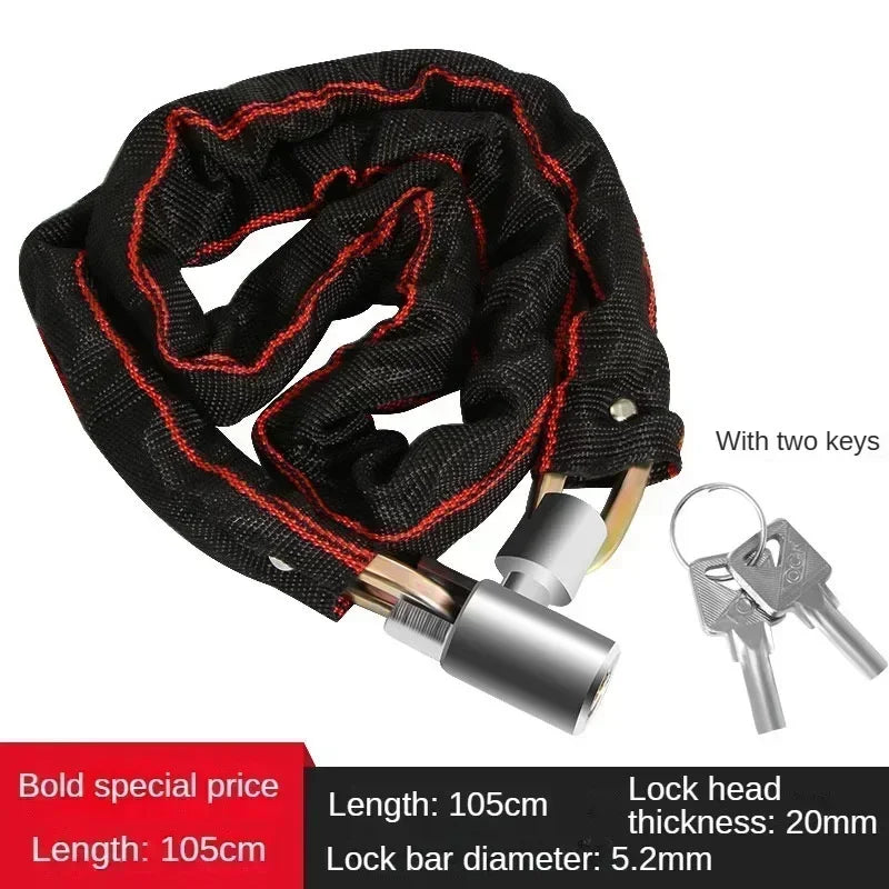 Vridezone Heavy-Duty Anti-Theft E-Bike Chain Lock