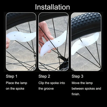 Vridezone Dual-Sided LED E-Bike Wheel Spoke Light