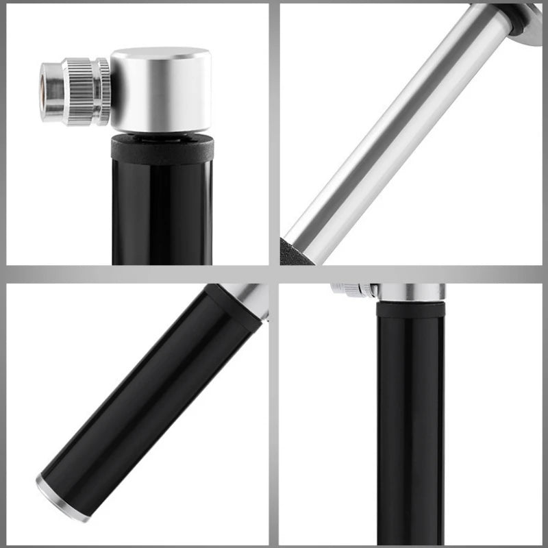 Vridezone Mini E-Bike Tyre Pump – 120 PSI with Presta and Schrader Valves