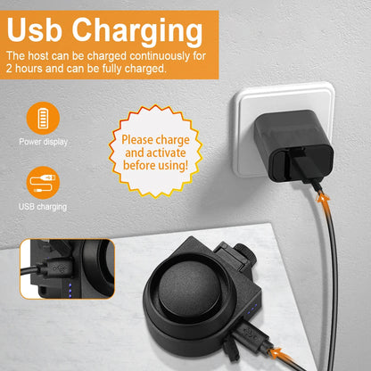 Vridezone 115 dB Wireless E-Bike Anti-Theft Alarm