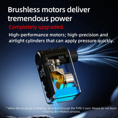 Vridezone Digital Electric E-Bike Tyre Inflator