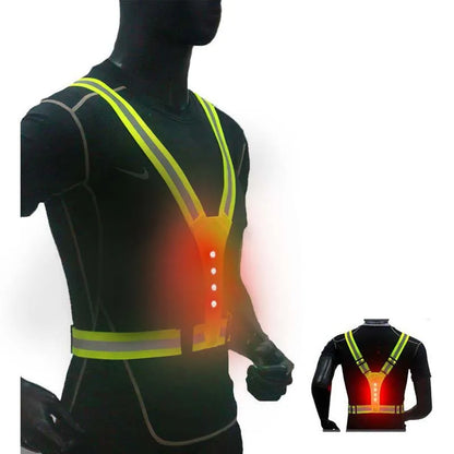 Vridezone LED Reflective E-Bike Visibility Vest with Armband