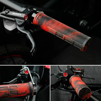 Vridezone Shock-Absorbing TPR E-Bike Handlebar Grips