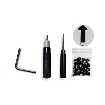 17PCS Outer Tire Puncture Repair Kit Mushroom Plug Tool Motorcycle Scooter Bike Car Motorcycle Tire Repair Plug Tool