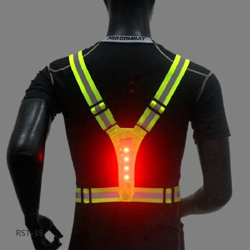Vridezone LED Reflective E-Bike Visibility Vest with Armband
