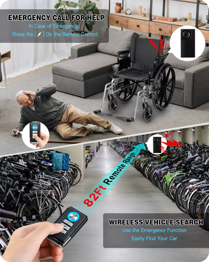 Vridezone 110 dB E-Bike Anti-Theft Vibration Alarm