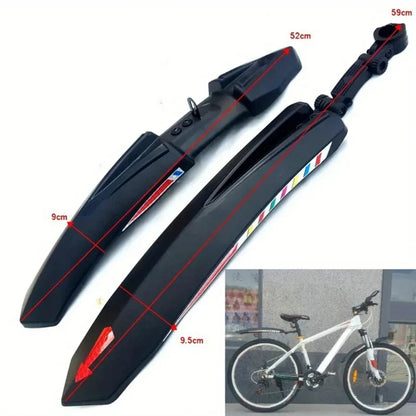 Vridezone 24–27-Inch E-Bike Front and Rear Mudguard Set