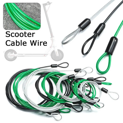 0.5/1/2Meters Bicycle Accessories Bicycle Lock Wire Cycling Strong Steel Cable Lock MTB Road Bike Lock Rope Anti-theft Security