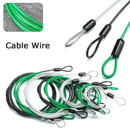Vridezone Double-Loop E-Bike Steel Security Cable