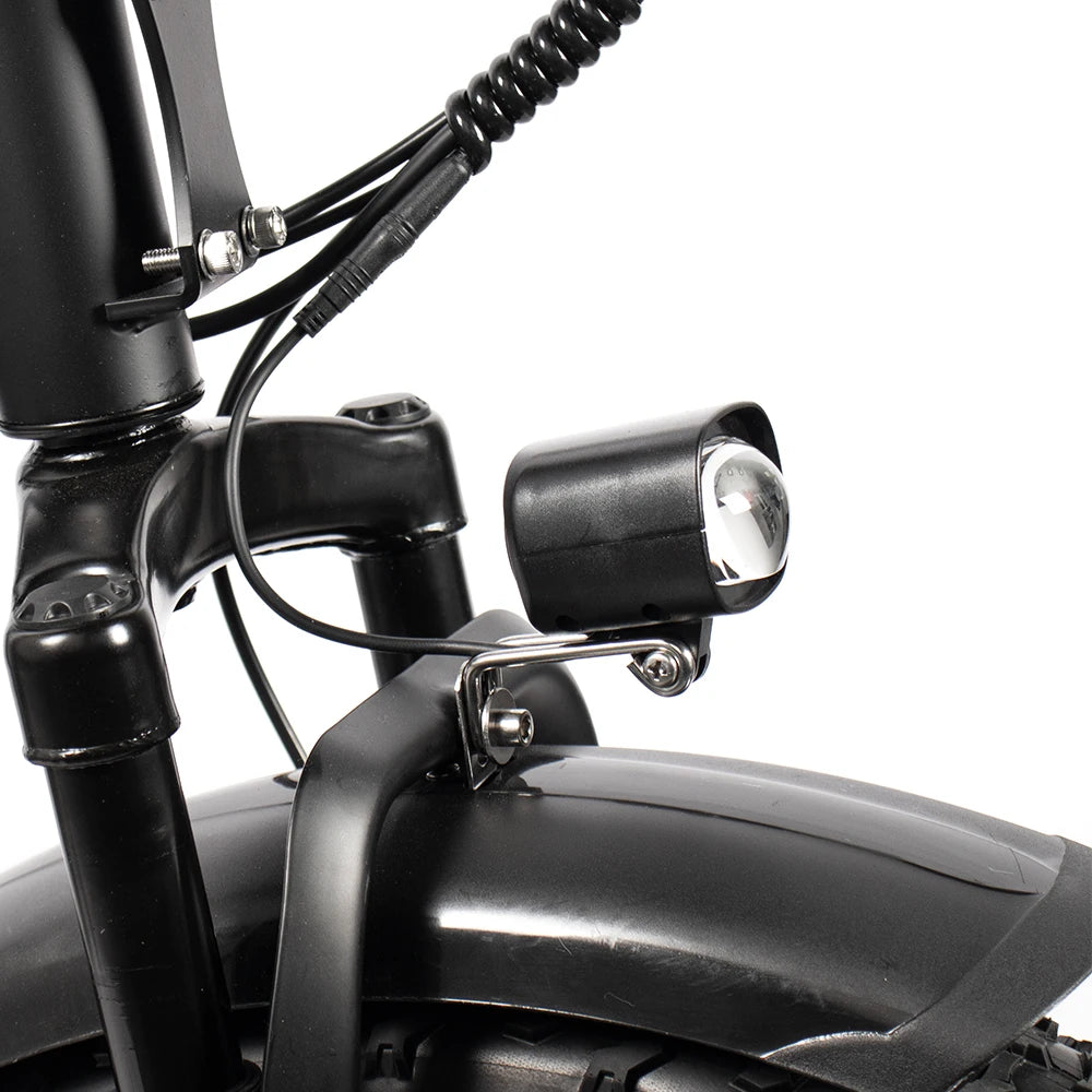 Vridezone 260-Lumen E-Bike Headlight with Integrated Horn