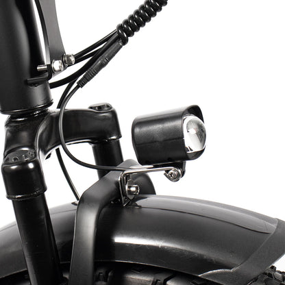 Vridezone 260-Lumen E-Bike Headlight with Integrated Horn