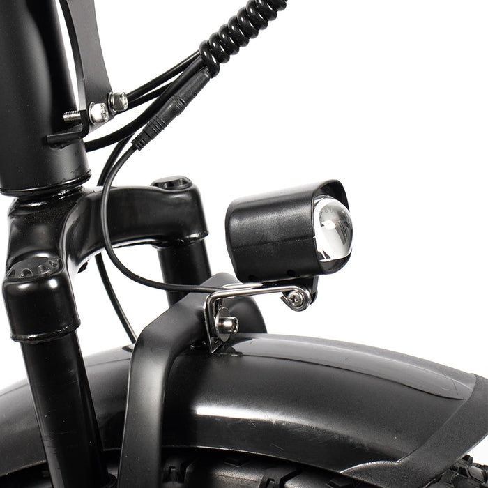 Vridezone 260-Lumen E-Bike Headlight with Integrated Horn