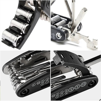 Vridezone 16-in-1 Folding E-Bike Repair Multitool Kit
