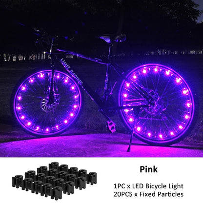 Vridezone IPX6 Colourful LED E-Bike Wheel Spoke Lights