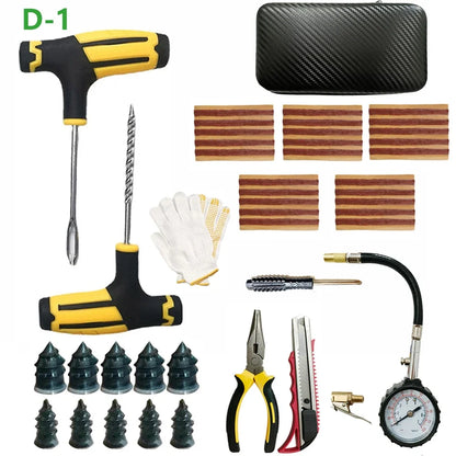 Vridezone Tubeless Tyre Puncture Repair Kit with Rubber Strips