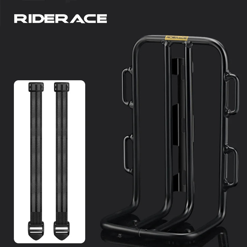 Bicycle Front Fork Shelf Bike Front Rack Carrier Pannier Aluminum Alloy Outdoor Cycling Racks Load Bearing Luggage Shelf Bracket