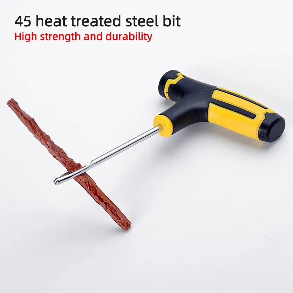 Vridezone Tubeless Tyre Puncture Repair Kit with Rubber Strips