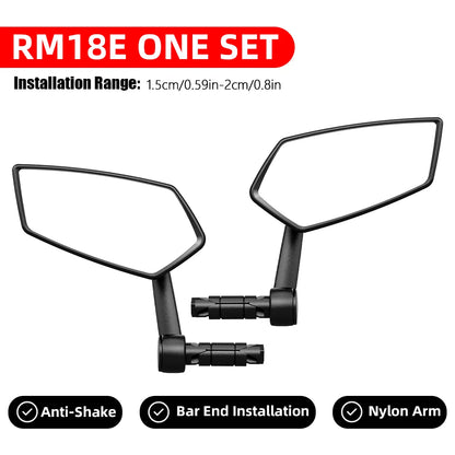 Vridezone Extended 360° E-Bike Bar-End Rear-View Mirror