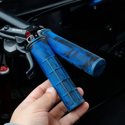Vridezone Shock-Absorbing TPR E-Bike Handlebar Grips