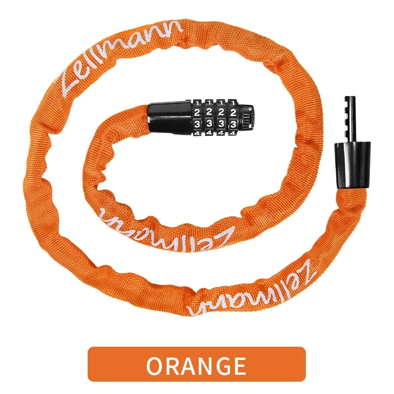 Vridezone 100 cm 4-Digit E-Bike Combination Chain Lock