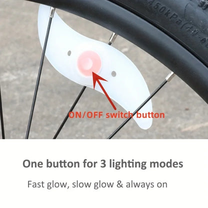 Vridezone Dual-Sided LED E-Bike Wheel Spoke Light