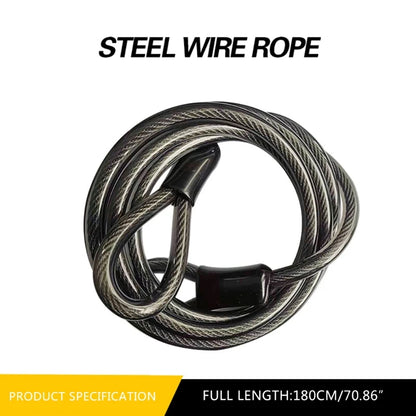 Vridezone 1.8 m Double-Loop E-Bike Security Cable