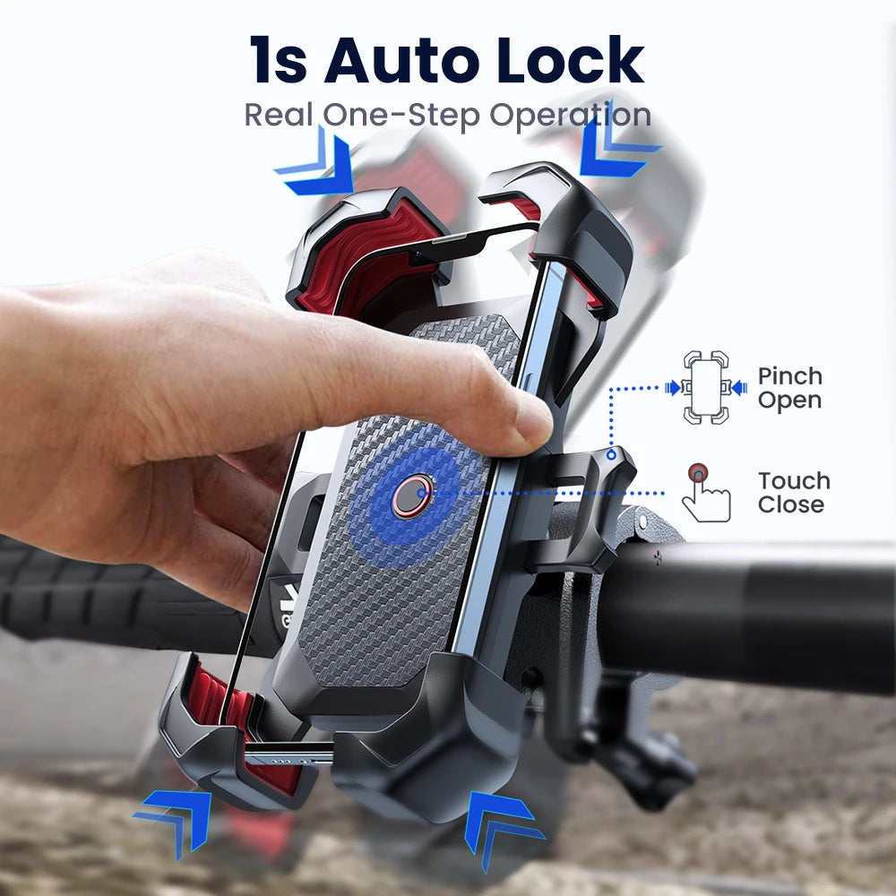 Vridezone 360° Auto-Lock E-Bike Phone Holder