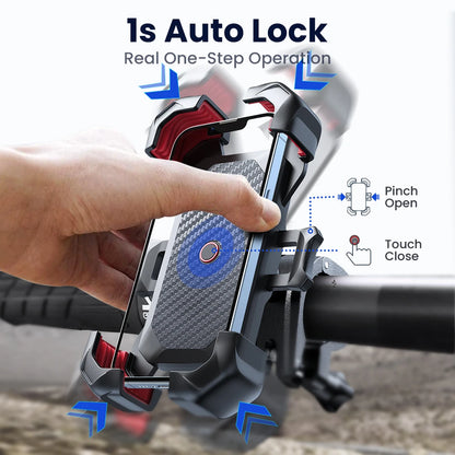 Vridezone 360° Auto-Lock E-Bike Phone Holder