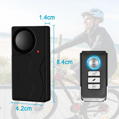 Vridezone 110 dB E-Bike Anti-Theft Vibration Alarm