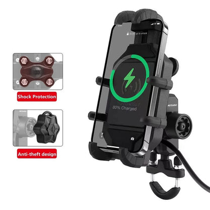 Vridezone 360° Wireless Charging E-Bike Phone Holder