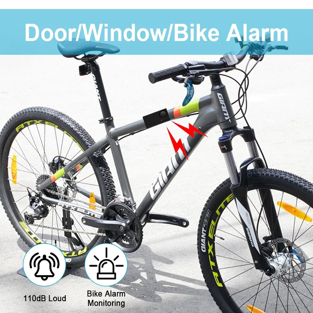 Vridezone 110 dB E-Bike Anti-Theft Vibration Alarm