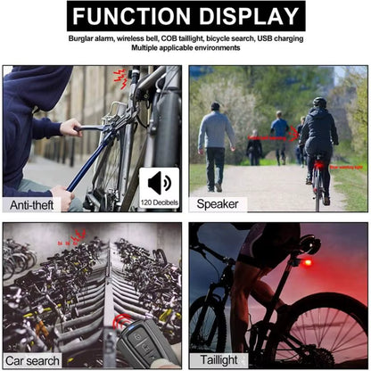 Vridezone A6 E-Bike Taillight & Anti-Theft Alarm