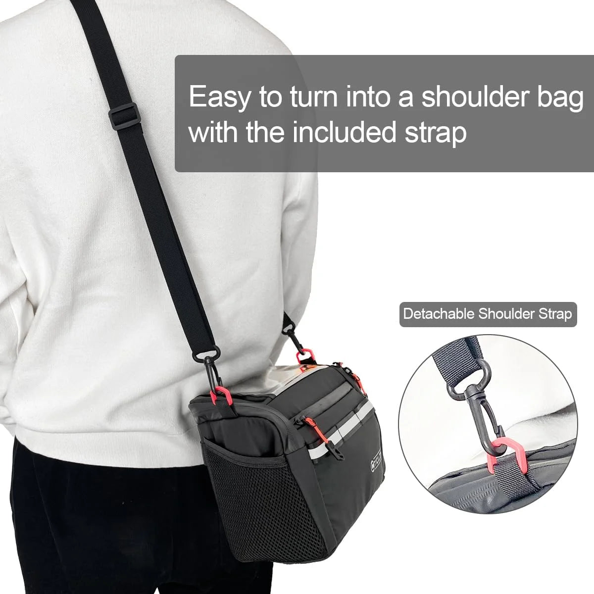 Vridezone 4L Insulated E-Bike Handlebar Bag