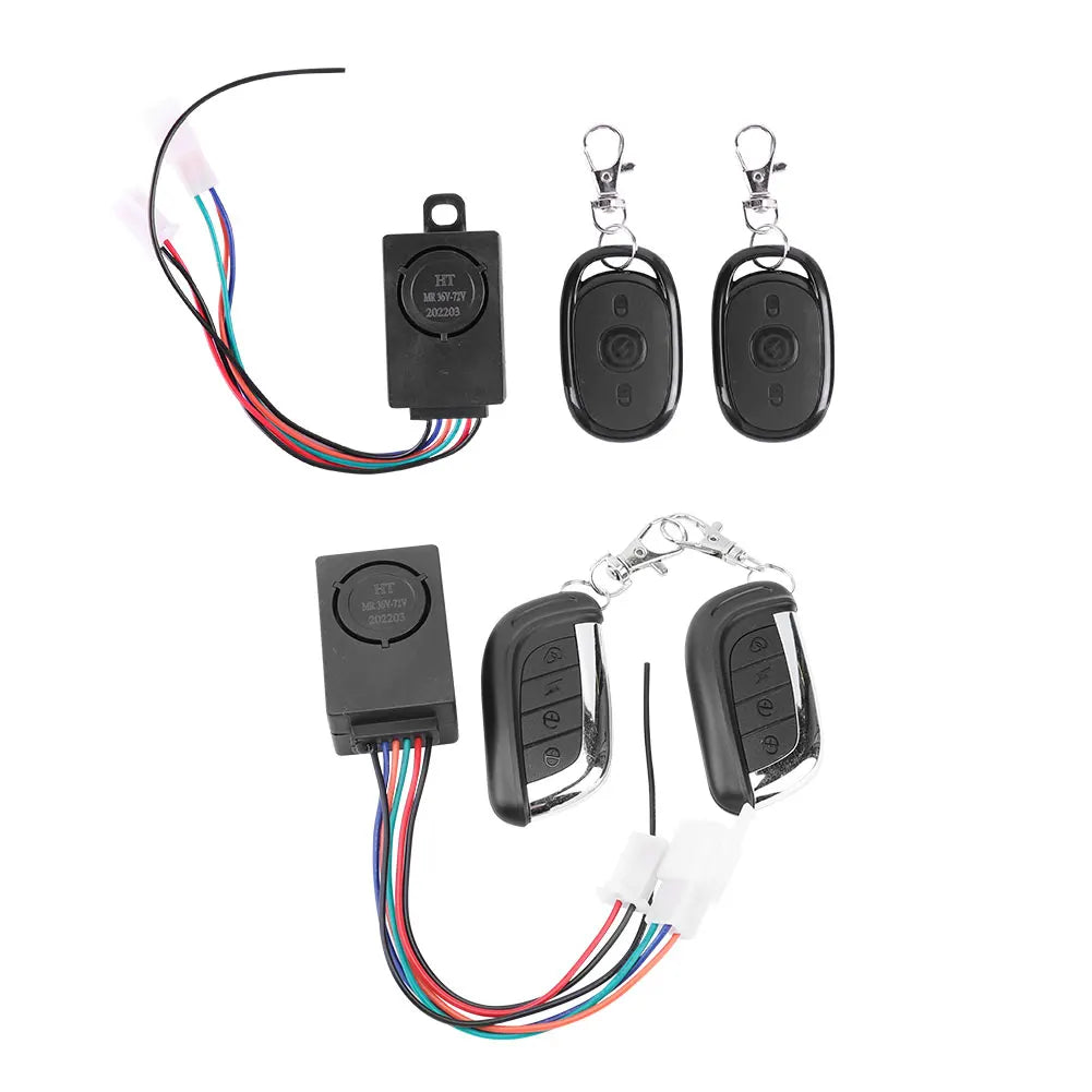 E-bike Alarm System Electric Scooter Security Anti Lost Remote Control Alert