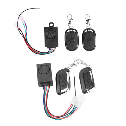 E-bike Alarm System Electric Scooter Security Anti Lost Remote Control Alert