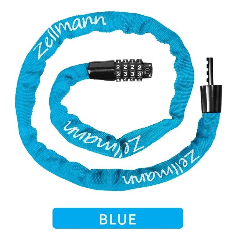 Vridezone 100 cm 4-Digit E-Bike Combination Chain Lock
