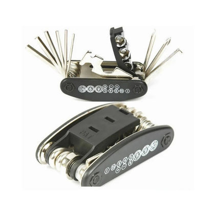 Vridezone 16-in-1 Cr-Mo E-Bike Repair Multitool