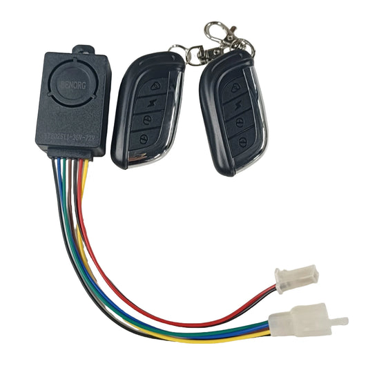 Anti-Theft E-bike Alarm System Electric Scooter Security Remote Control Alert for Cycling Vehicle Accessories