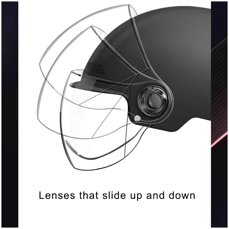 Vridezone Adult Half-Cover E-Bike Helmet