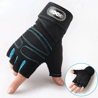 Vridezone Breathable Half-Finger E-Bike Gloves with Wrist Support