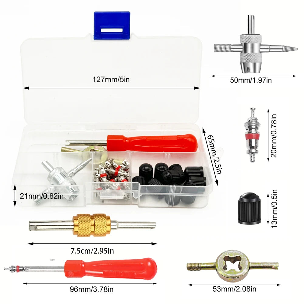 Vridezone Tyre Valve Core Remover Tool for E-Bikes