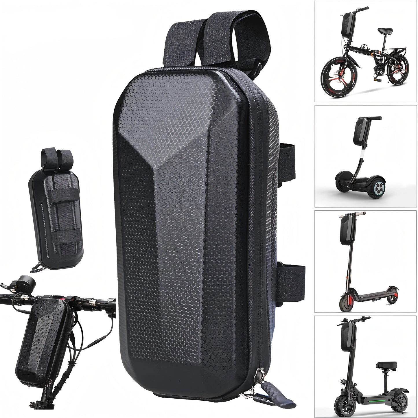 Vridezone Hard-Shell E-Bike Handlebar Storage Bag