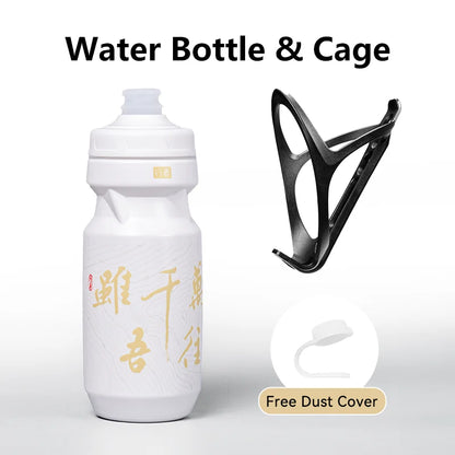 Carry your drink securely with the Vridezone ultralight nylon e-bike bottle cage, designed for 73–75 mm bottles and weighing approximately 19 g.