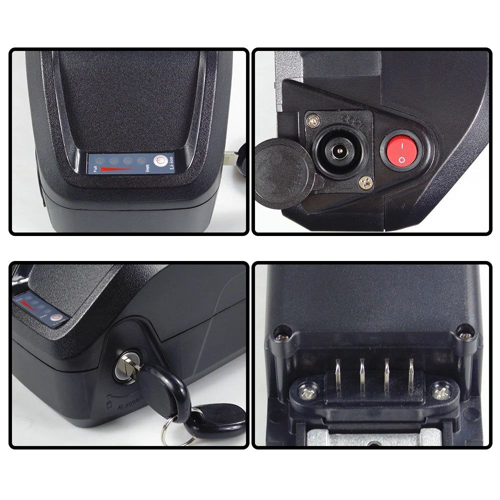 E-Bike Batteries 36V 48V 12Ah 15Ah 20Ah Li-ion Battery for Hitway Colorway BK15 BK27 BK29 Baolujie Poleejiek Electric Bike